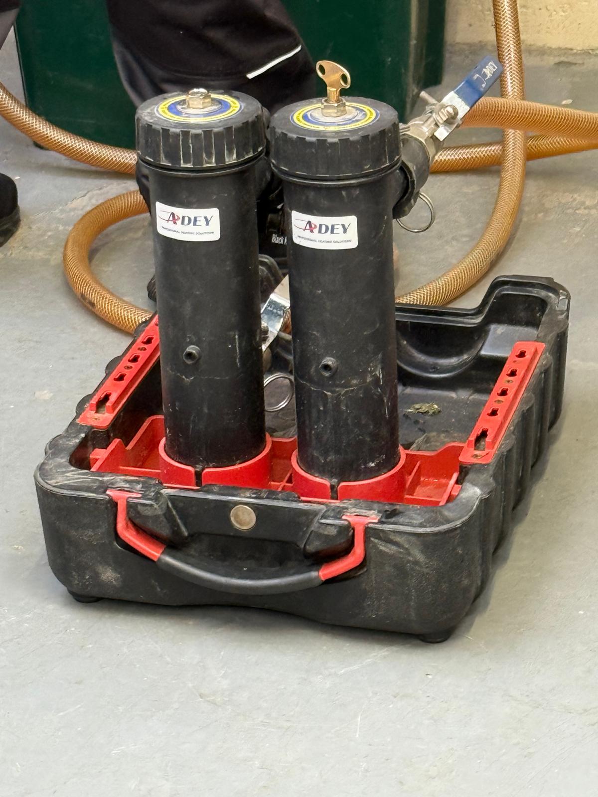 Heating system equipment and hoses